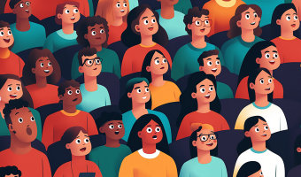 An audience that is paying full attention.